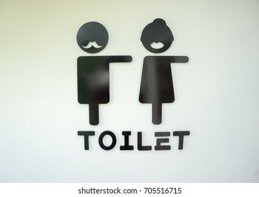 Art Toilet Sign,wc Sign 