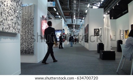 Art work exhibition corridor 