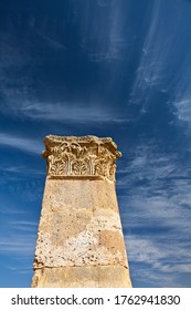 Artemis Or Diana Temple In Jerash Greco-Roman City Or Pompeii Of The East In Northern Jordan, The Middle East, Asia