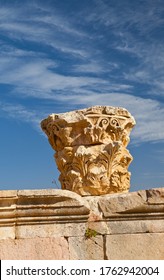 Artemis Or Diana Temple In Jerash Greco-Roman City Or Pompeii Of The East In Northern Jordan, The Middle East, Asia