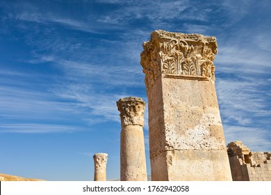 Artemis Or Diana Temple In Jerash Greco-Roman City Or Pompeii Of The East In Northern Jordan, The Middle East, Asia