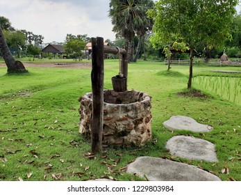 Artesian Aquifer : Groundwater Well In The Garden