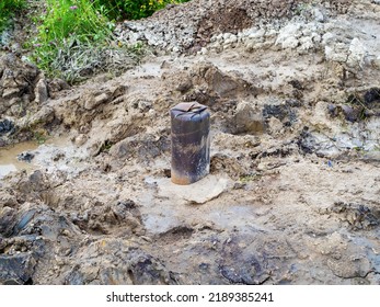 Artesian Well Plug. Head For An Artesian Well. Drinking Water Shortage.