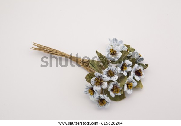 Artificial Decorative Tiny Bouquets Flowers Against Stock Photo Edit Now 616628204