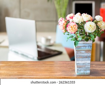 Office Desk With Monitor Images Stock Photos Vectors Shutterstock