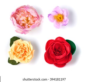 Artificial Flowers Isolated