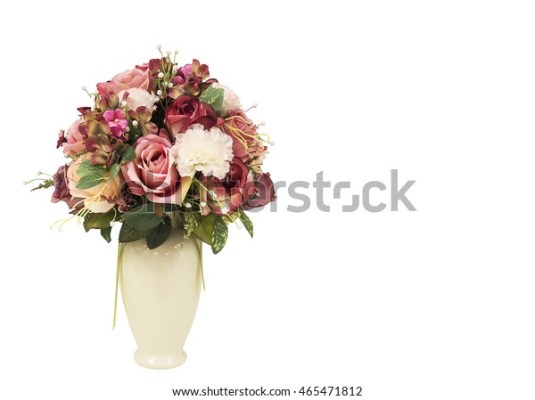 Artificial Flowers White Big Vase Interior Stock Photo Edit Now