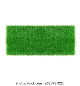 artificial grass rectangle,made with plastic