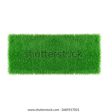 artificial grass rectangle,made with plastic