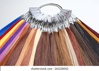 Artificial Hair Used For Production Of Wigs And Extensions