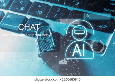 Artificial intelligence (AI), machine and deep learning and another modern computer technologies concepts. Brain representing artificial intelligence with printed circuit board (PCB) design