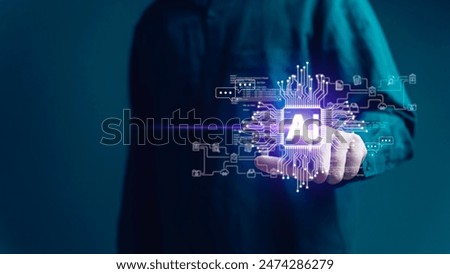 artificial intelligence (AI) and software development. the interplay between programming, data analysis, and technology within a digital. a high-tech coding and data analysis in a cloud system.