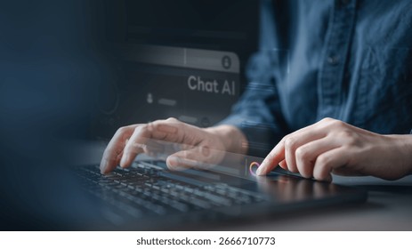 Artificial intelligence analytics technology. AI automation machine learning. Information data analysis. Neural network visualization tech. Digital integration. Romantic chatbot software developer.