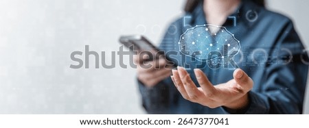 Artificial intelligence analytics technology. AI automation machine learning. Information data analysis. Neural network visualization tech. Digital integration. Romantic chatbot software developer.