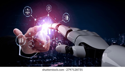 Artificial intelligence connects nodes and data for machine learning and analytics. Build artificial intelligence to enable automation, forecasting and smarter decision support. Corpus