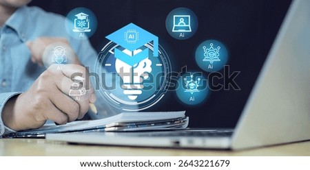 Artificial Intelligence in Education with Smart Learning Interface. (AI) integrated into the education system, including smart learning platforms, virtual tutors, and personalized learning analytics. 