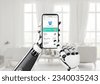 robot hand phone
