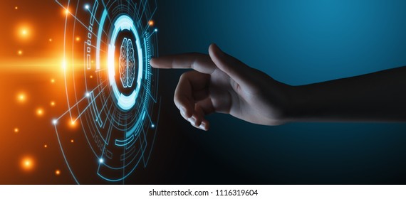 Artificial intelligence Machine Learning Business Internet Technology Concept. - Shutterstock ID 1116319604