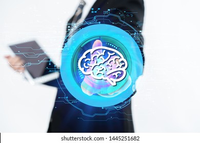 Artificial intelligence Machine Learning Business Internet Technology Concept