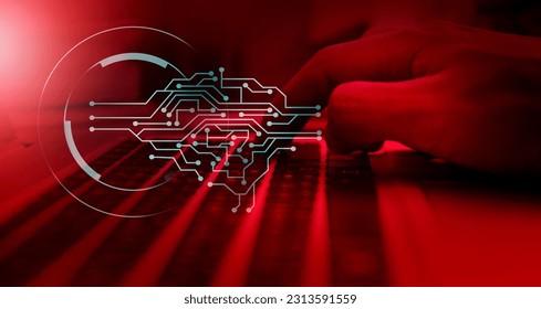 Artificial intelligence, Machine learning and technology for digital transformation processing for business data analysis