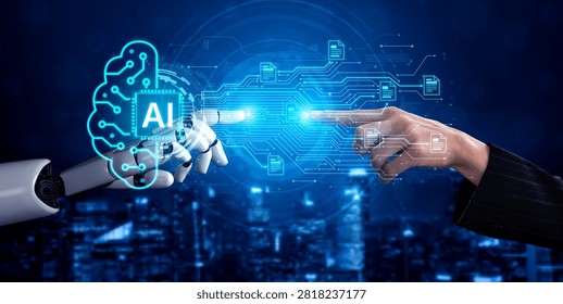 Artificial intelligence using AI neural processing and circuit to transform AI data into actionable output by smart automated AI reasoning science. Future of cognitive tech deep learning NPU. Corpus