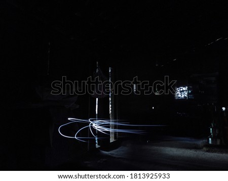 Image, Stock Photo white line Deserted