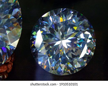 Künstlicher, brillanter Schnitt-Diamant-Gem-Stein