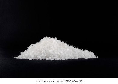 Artificial Snow On A Black Background