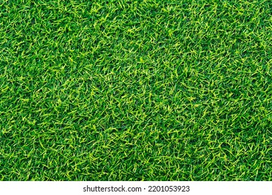 Artificial Turf Soccer Field As The Background Texture.