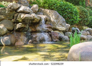 Artificial Waterfall Pond Park Paradise Partenit Stock Photo Edit Now 522098239