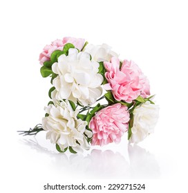 artificials flowers Isolated on white background