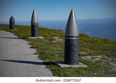 Artillery Shells Used As Path Markers