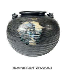 Artisan craftsmanship showcased in unique decorative pot - Powered by Shutterstock