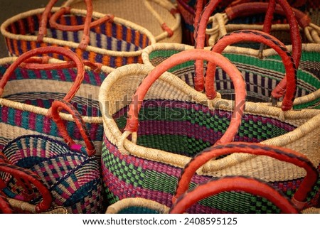 Artisan Handmade Bags for sale at a farmers market