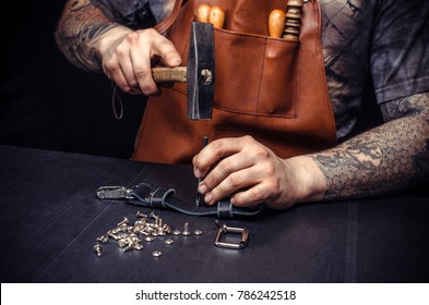 Artisan Of Leather Produces Leather Goods 