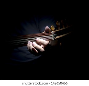 Artist Playing Egyptian Oud