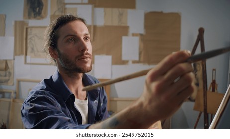 Artist Uses Drawing as a Method of Self-Expression, Channeling His Emotions to Overcome Internal Struggles. Highlights the Importance of Creativity in Emotional Growth and Personal Healing Through Art