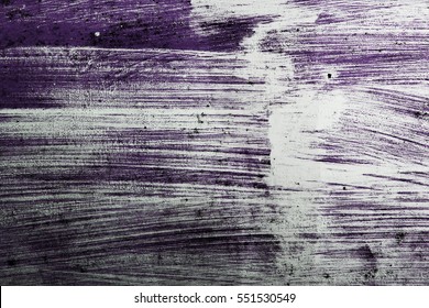 Artistic Brushed Purple Grungy Chipped Paint Texture Background