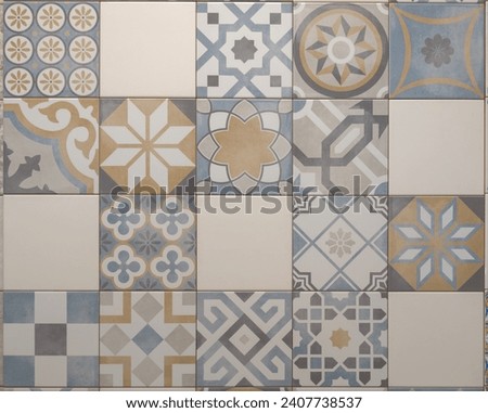 artistic cement tile mosaic tiles Concrete Stone background marble texture 