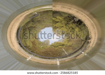 Similar – Image, Stock Photo Optical illusion tree shadow