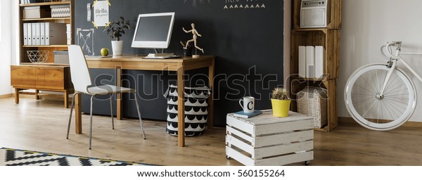 Artistic Hipster Flat Bike Diy Table Stock Photo Edit Now 560155264