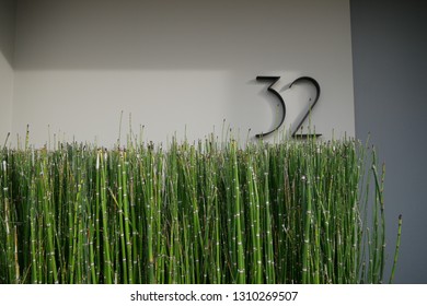 House Number 32 Sign On Wall High Res Stock Images Shutterstock