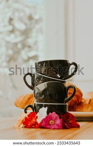 Artistic specialty tea with flowers