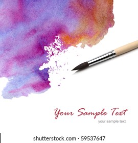 artists brush watercolor painted - Powered by Shutterstock