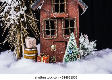 arts crafts miniature christmas scene rustic stock photo edit now rustic christmas scene