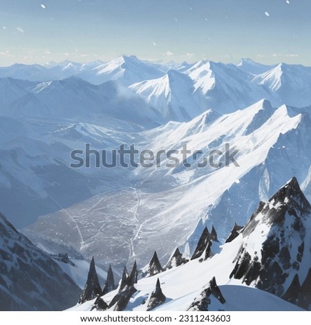 Similar – Foto Bild Hochgebirge Farbfoto