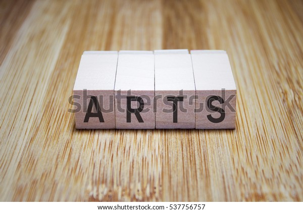 Arts Word In Wooden Cube\
Stamp