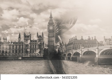 Artwork exposure in London, Lady London, London shadow black and white