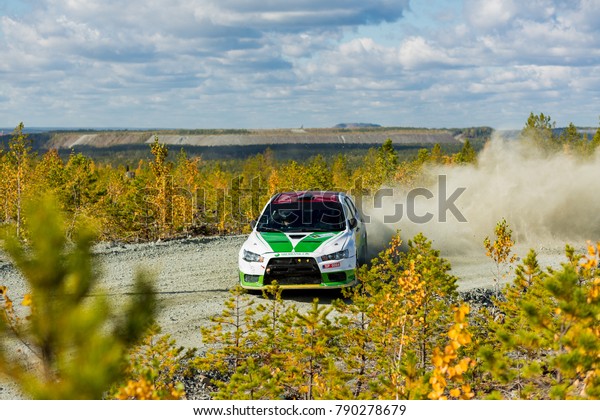Asbest, Russia, September 17,\
2017 - 16th stage of the Russian Cup 2017 rally \