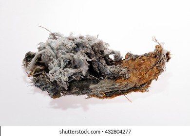 Asbestos On The White Background